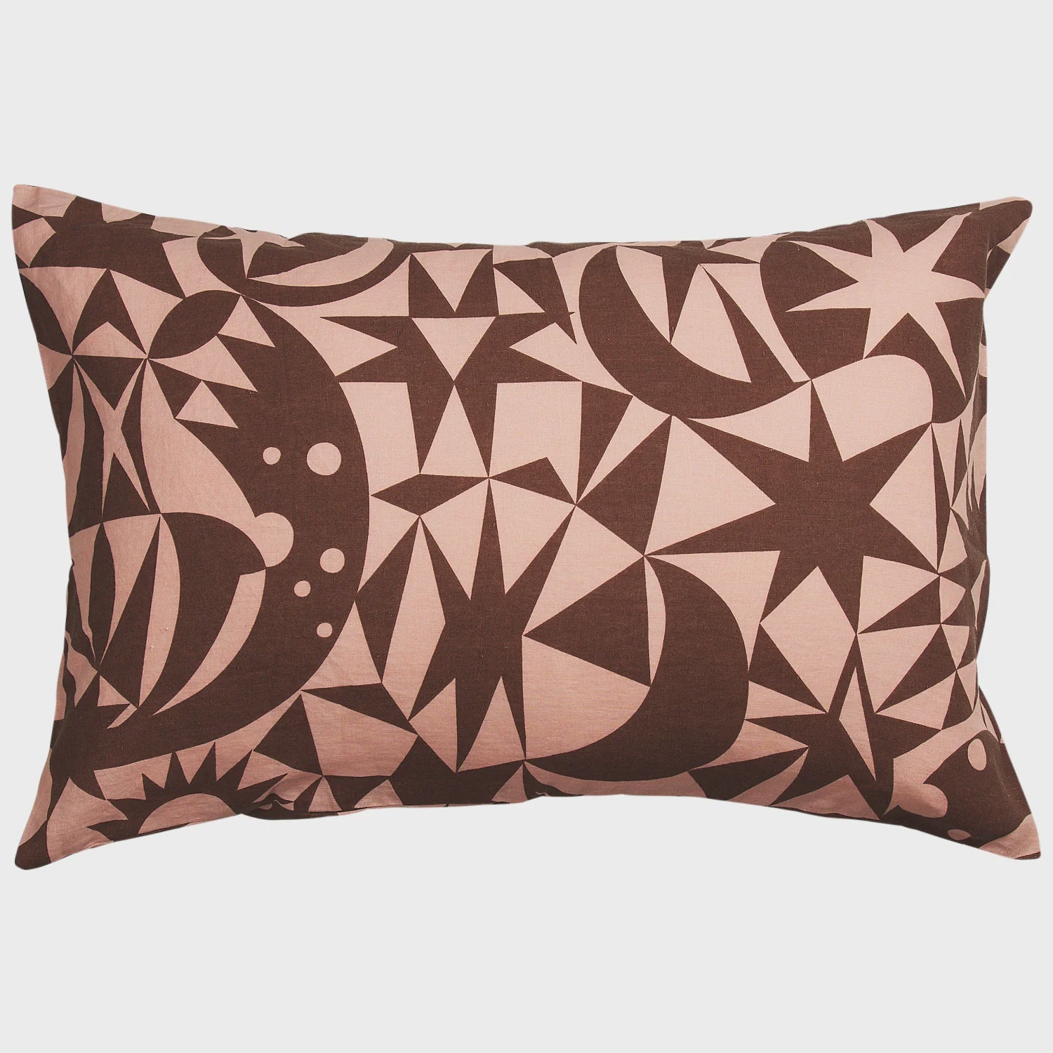Nora Linen Pillowcase Set - Carnelian