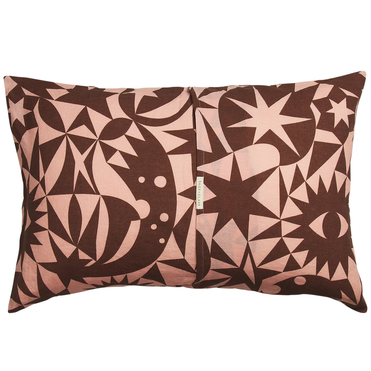 Nora Linen Pillowcase Set - Carnelian