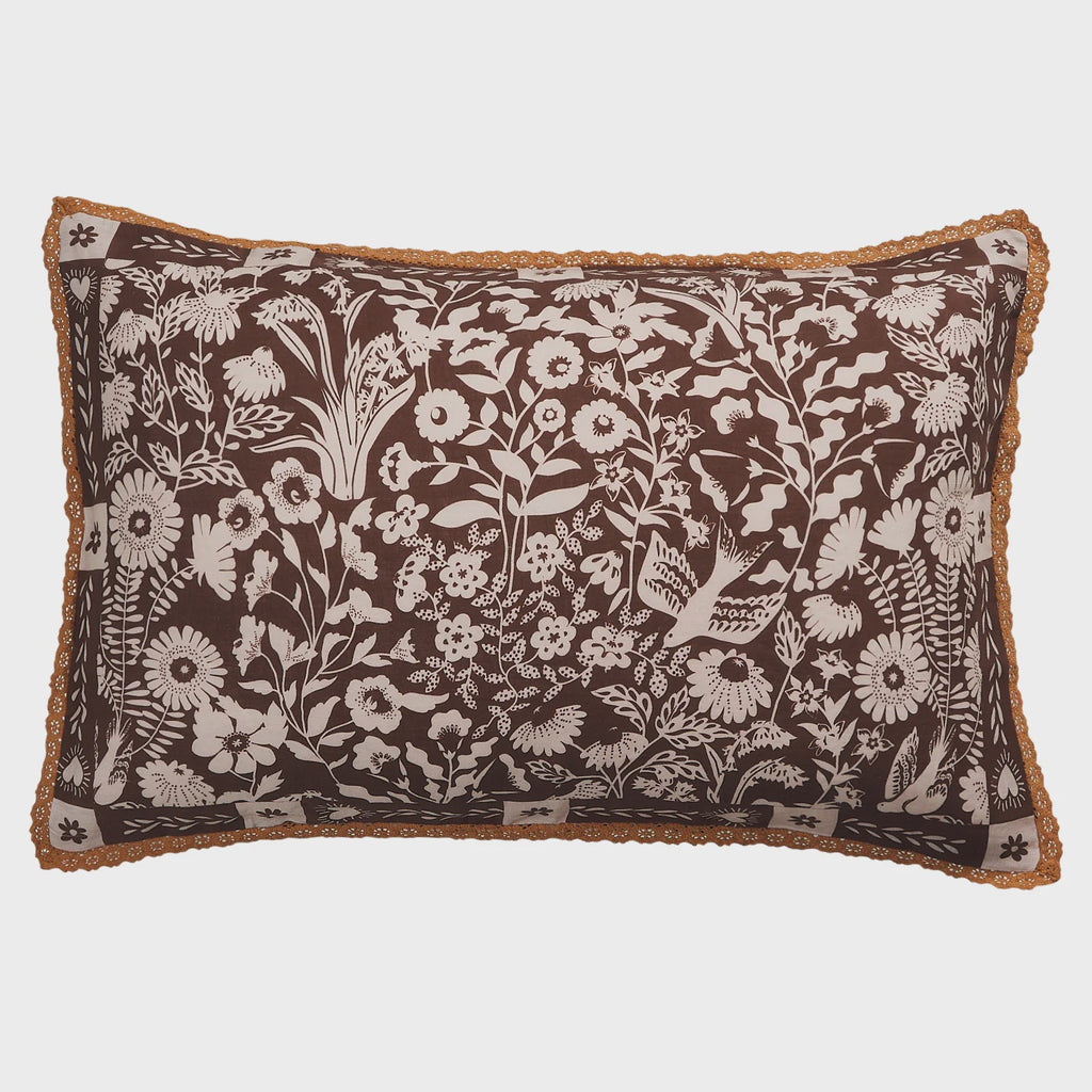 Indiana Linen Pillowcase Set - Umber