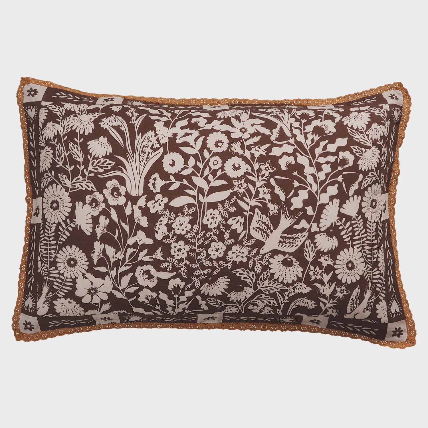 Indiana Linen Pillowcase Set - Umber