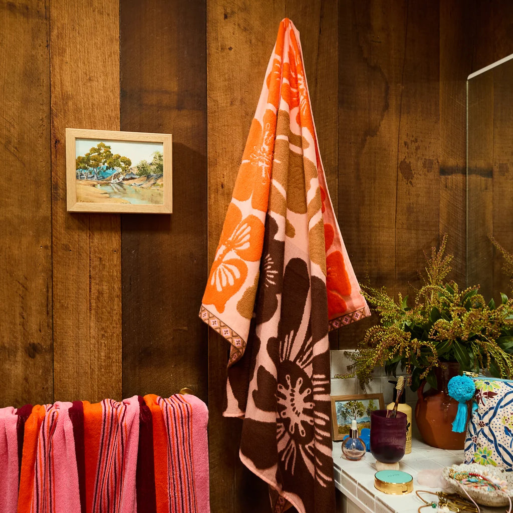 Jolene Hand Towel - Carnelian