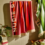 June Nudie Bath Sheet - Dahlia