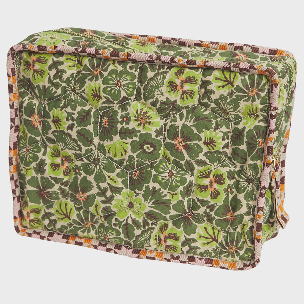 Magnolia Vanity Bag - Cactus Green