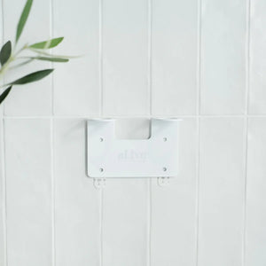 White Double Wall Holder