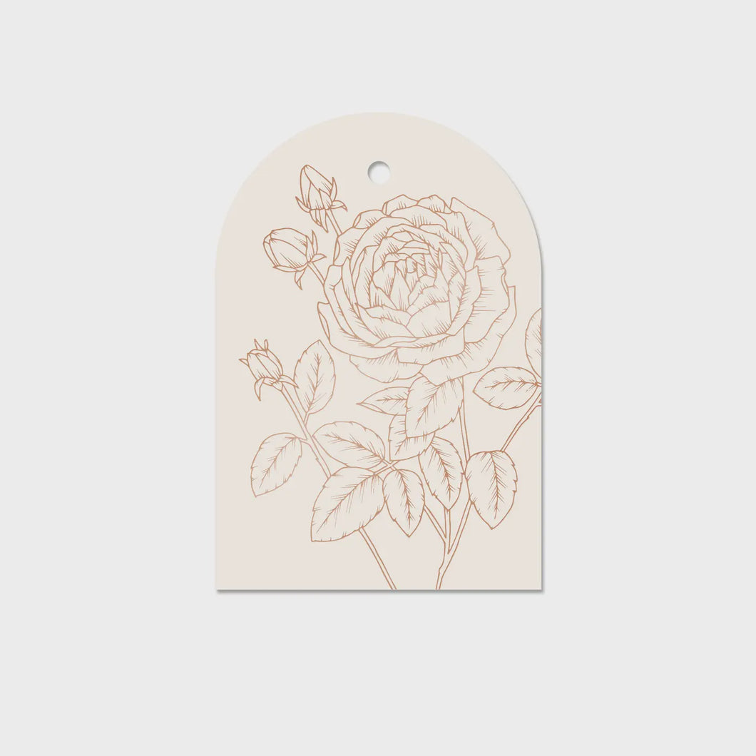 Gift Tag - Rose