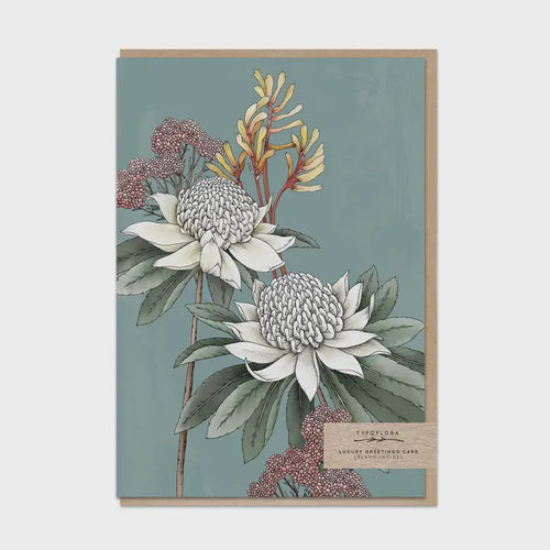 Card - Waratah