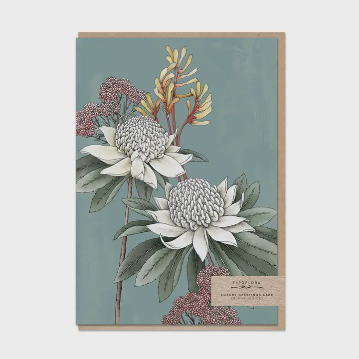 Card - Waratah