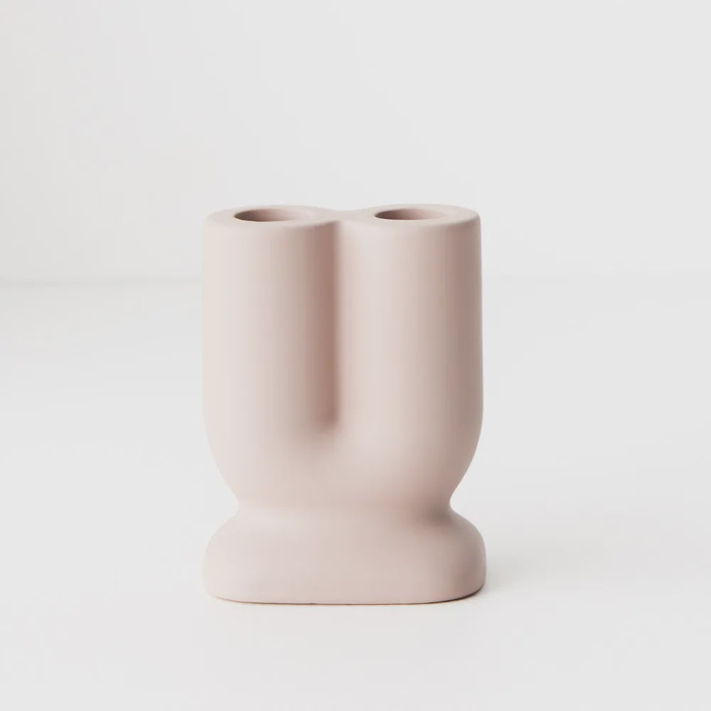 Isobel Pink - 2 Candle Holder