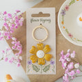Keyring - Yellow Daisy