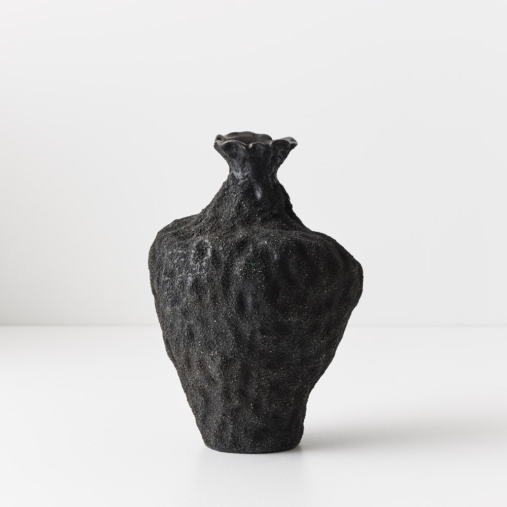 Vase - Lexi Anthracite  26cmh x 17cmd