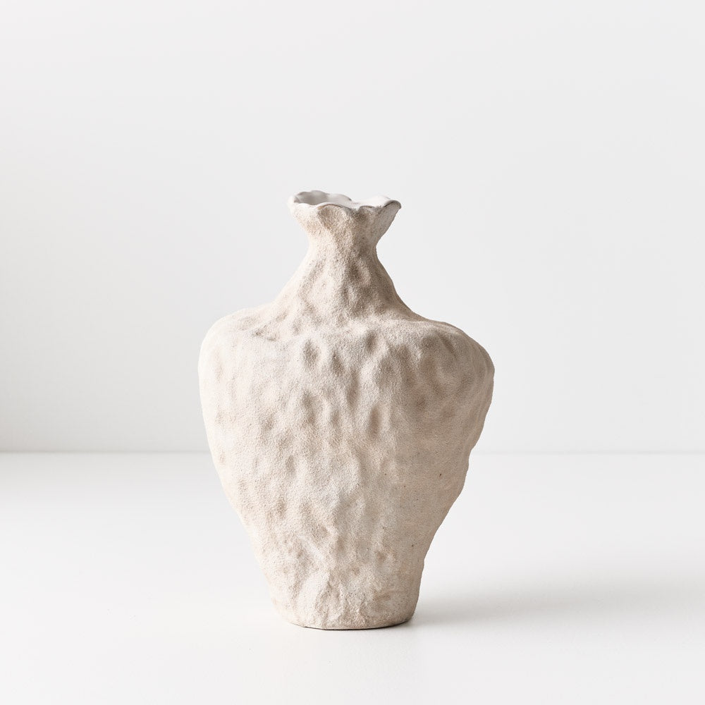 Vase - Lexi White 26cmh x 17cmd