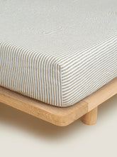 Fitted Sheet - Olive Stripes