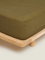 Fitted Sheet - Olive