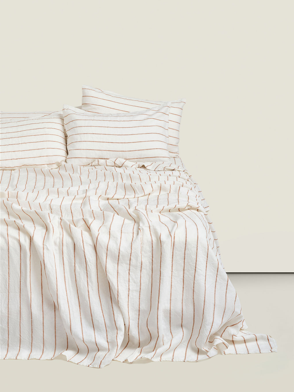 Flat Sheet - Tobacco Stripes