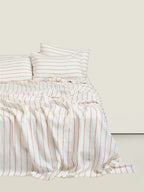 Flat Sheet - Tobacco Stripes