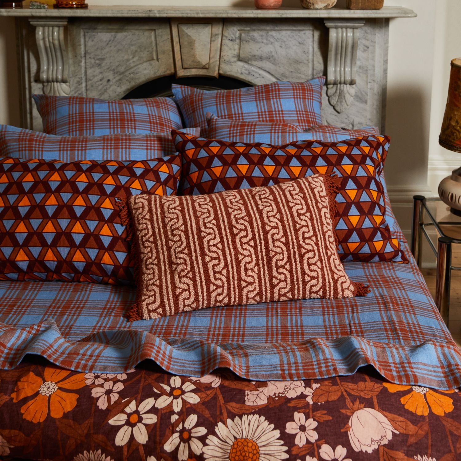 Pello Fitted Sheet - Blue Jay