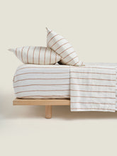 Fitted Sheet - Tobacco Stripes