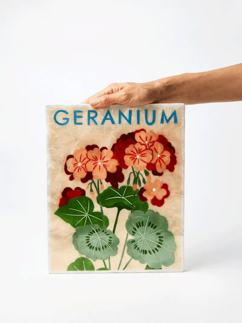 Wall Art - Market Geranium