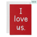 Card - I Love Us