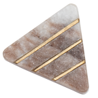 Drawer Knob - Triangle Pink Salt