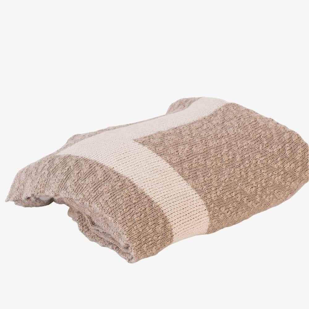 Zen Throw - Natural & White