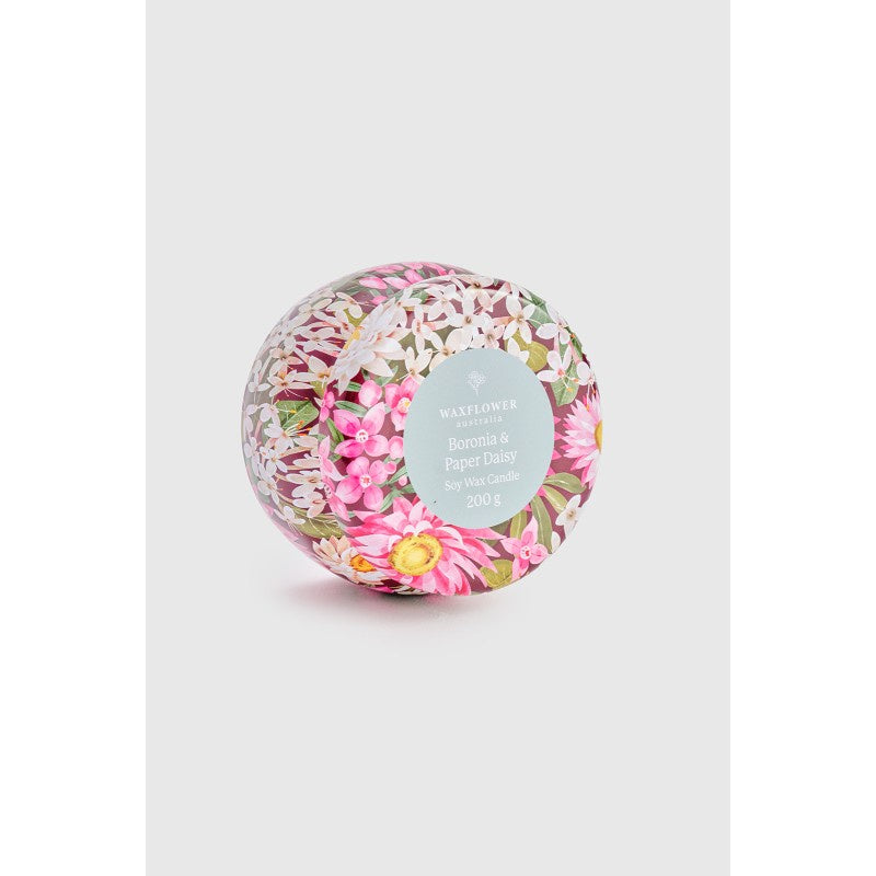 Candle Tin - Boronia & Paper Daisy
