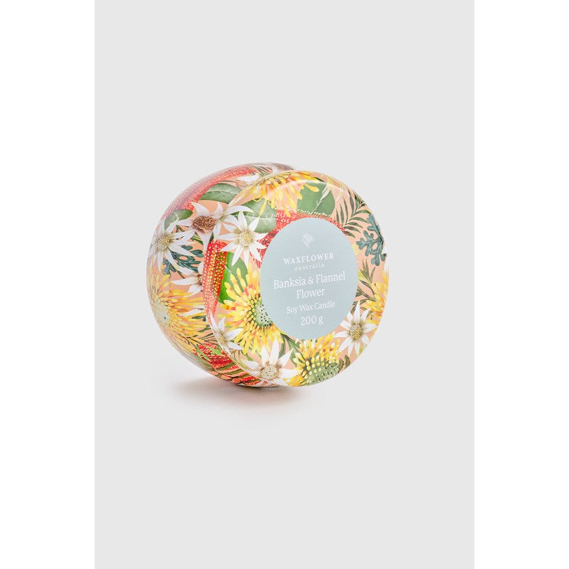 Candle Tin - Banksia & Flannel Flower
