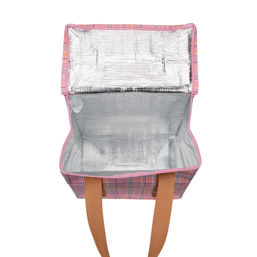 Lunch Bag - Pink Blanket Check