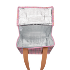 Lunch Bag - Pink Blanket Check