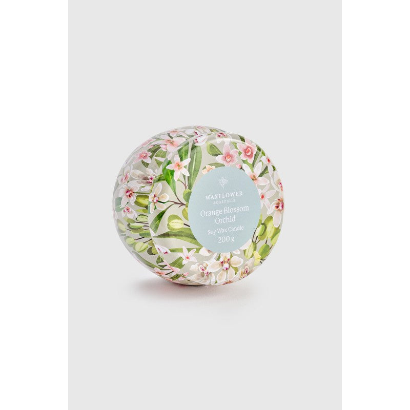 Candle Tin - Orange Blossom Orchid