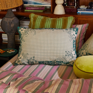 Mallorie Forest Linen Pillowcase Set