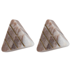 Drawer Knob - Triangle Pink Salt