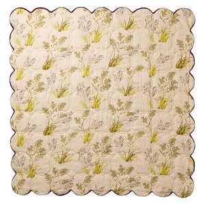 Quilted Coverlet - Adelyn Scalloped