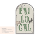 Ceramic Trivet/Wall Tile - Eat Local