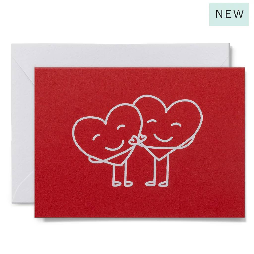 Card - Hugging Hearts