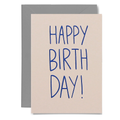 Card - Slim Happy Birthday