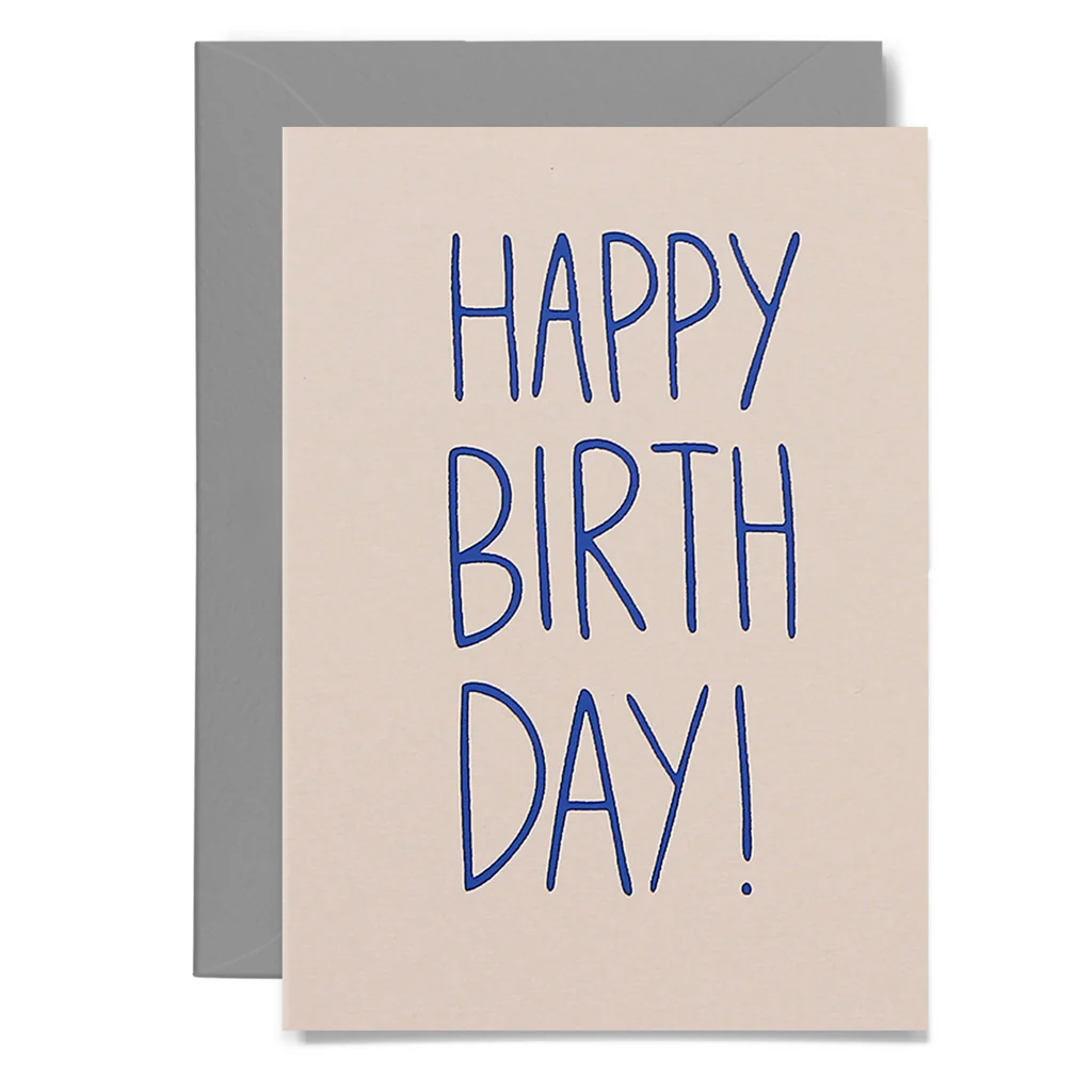 Card - Slim Happy Birthday
