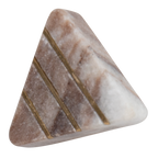 Drawer Knob - Triangle Pink Salt