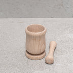 Wooden Mortar & Pestle