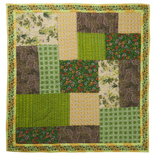 Clarice Patchwork Bedcover - Key Lime