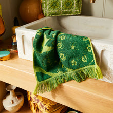 Lucia Face Washer Set - Kelp