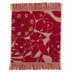 Lucia Face Washer Set - Crimson