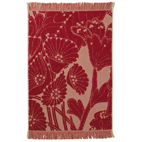 Lucia Hand Towel - Crimson