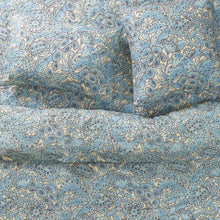 Lucia Linen Pillowcase Set - Cerulean