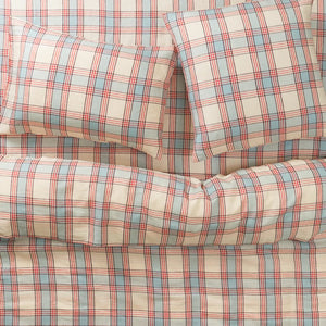 Isla Linen Pillowcase Set - Cerulean