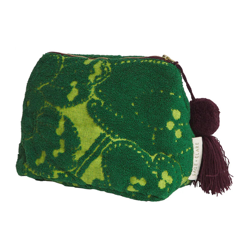 Lucia Terry Pouch - Kelp