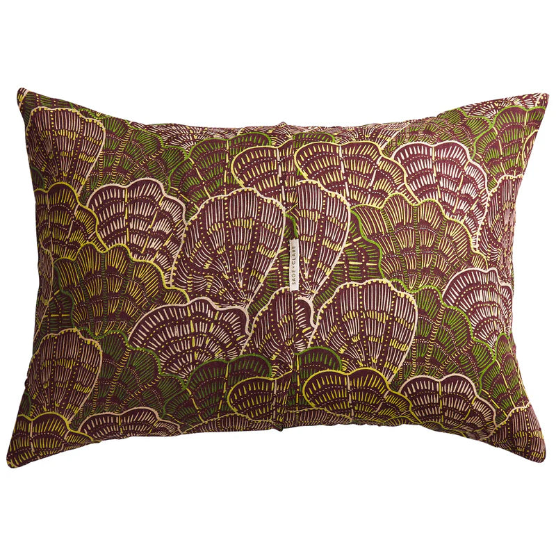 Claudelle Linen Pillowcase Set - Garnet
