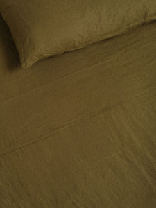 Fitted Sheet - Olive