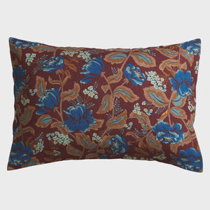 Margot Mahogany Linen Pillowcase Set