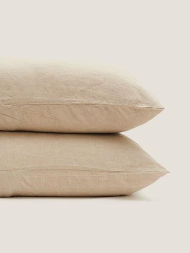 Standard Pillowcase Set - Natural